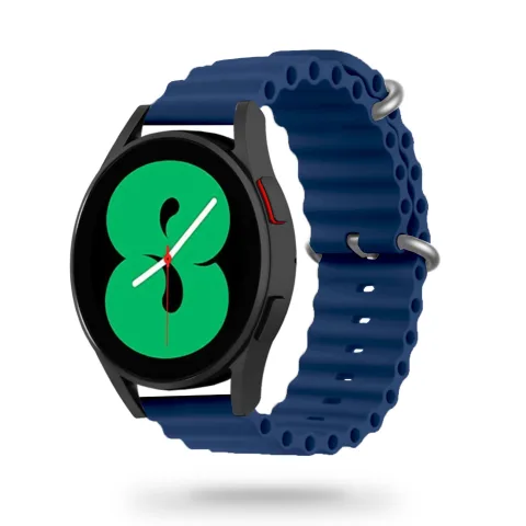 GUMOWA OPASKA GALAXY WATCH 4 / 5 / CLASSIC / 5 PRO / 6 / 6 CLASSIC / 7 NIEBIESKI