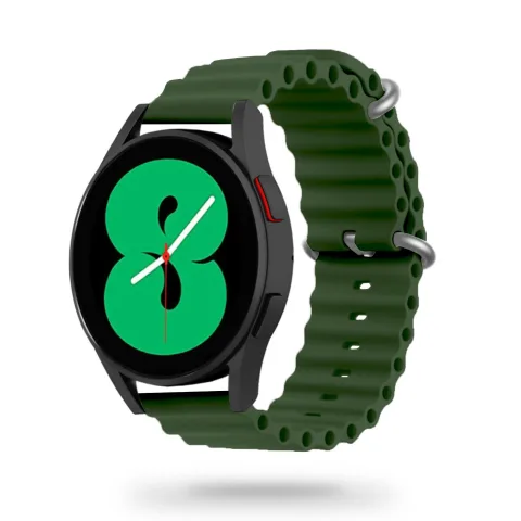 GUMOWA OPASKA GALAXY WATCH 4 / 5 / CLASSIC / 5 PRO / 6 / 6 CLASSIC / 7 ZIELONY