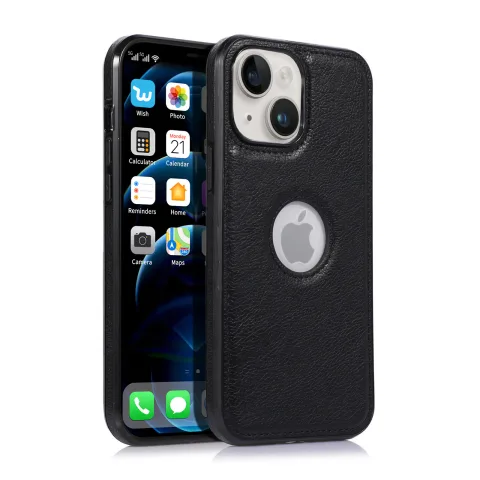 ETUI Z EKOSKÓRY OBUDOWA IPHONE 15 CZARNA
