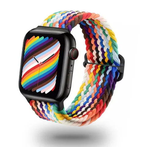 WYMIENNA PLECIONA OPASKA APPLE WATCH ( 38 / 40 / 41 MM ) RAINBOW