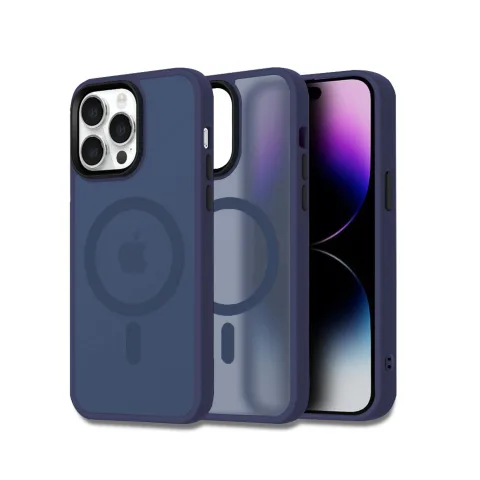 ETUI OBUDOWA MAGSAFE IPHONE 14 PRO NAVY BLUE