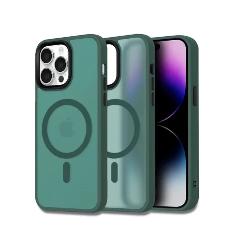 ETUI OBUDOWA MAGSAFE IPHONE 15 PRO ZIELONE