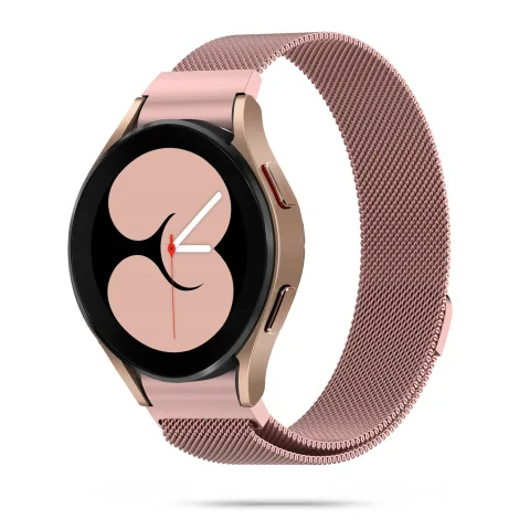 METALOWA BRANSOLETKA MILANESE SAMSUNG GALAXY WATCH 4 / 5 / CLASSIC / 5 PRO / 6 / 6 CLASSIC / 7 RÓŻOWA