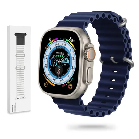 GUMOWA OPASKA APPLE WATCH (38 / 40 / 41 / 42 MM) NAVY