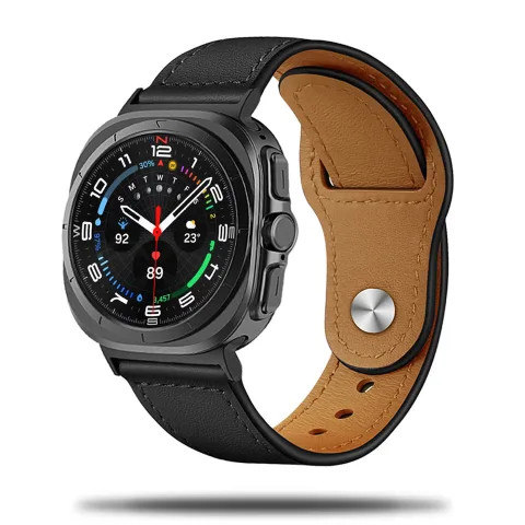 SKÓRZANA BRANSOLETA SAMSUNG GALAXY WATCH ULTRA CZARNA