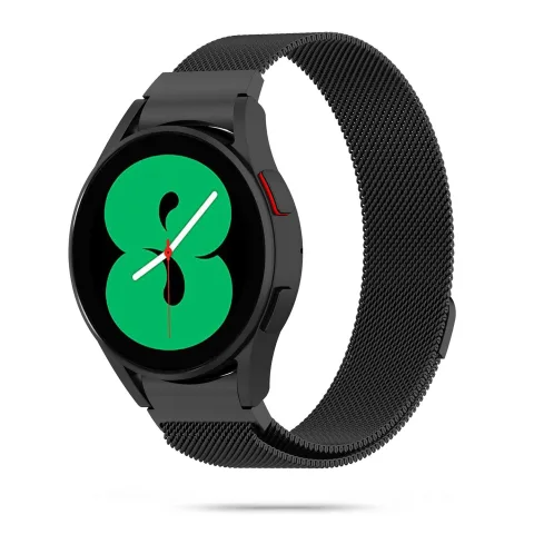 METALOWA BRANSOLETKA MILANESE SAMSUNG GALAXY WATCH 4 / 5 / CLASSIC / 5 PRO / 6 / 6 CLASSIC / 7 CZARNA