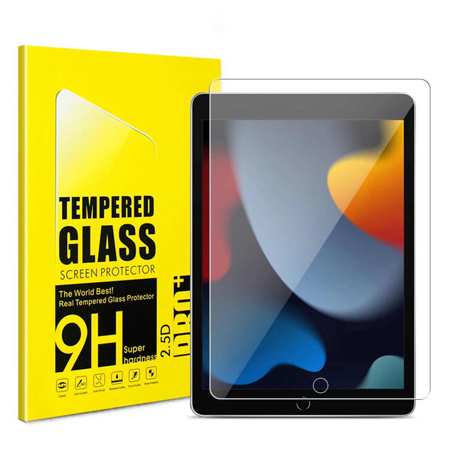 SZKŁO HARTOWANE GK 9H APPLE  IPAD 10.2 2019 / 2020 / 2021