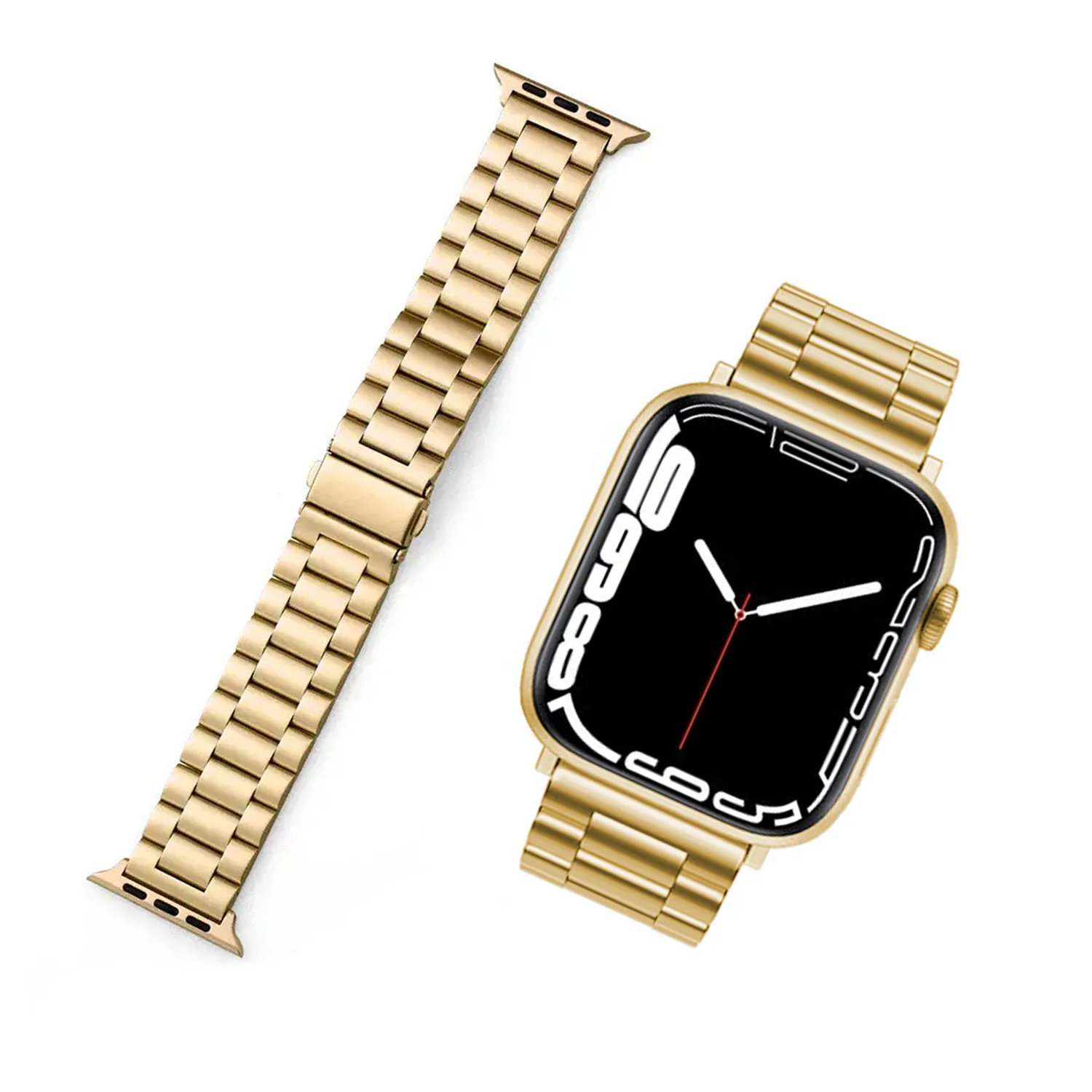 STALOWA BRANSOLETA APPLE WATCH 38/40/41/42MM ZŁOTA