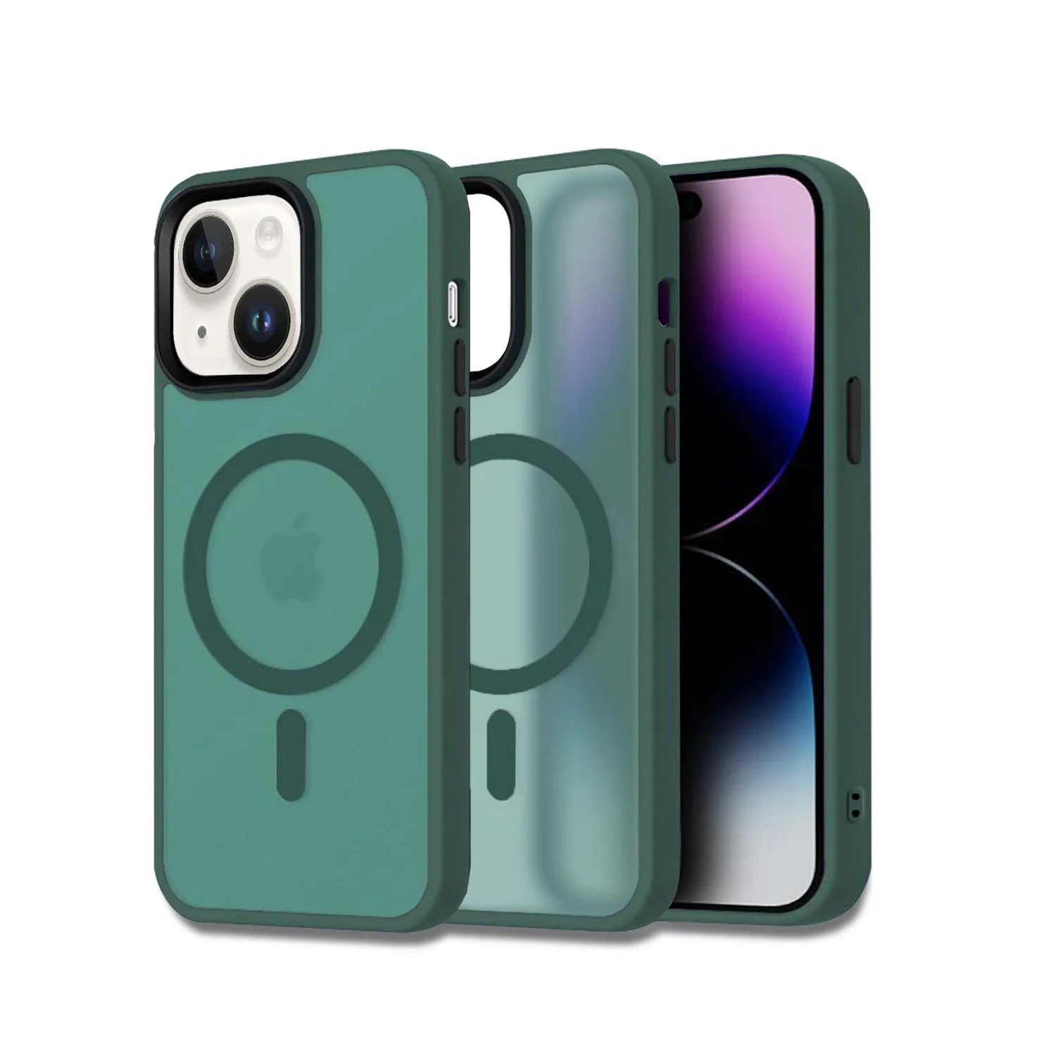 ETUI OBUDOWA MAGSAFE IPHONE 15 ZIELONE