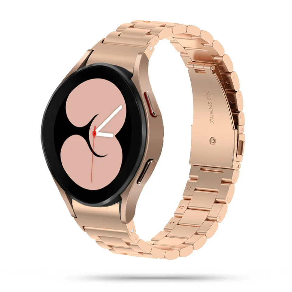 STALOWA BRANSOLETA GALAXY WATCH 4 / 5 / 5 PRO RÓŻOWE ZŁOTO