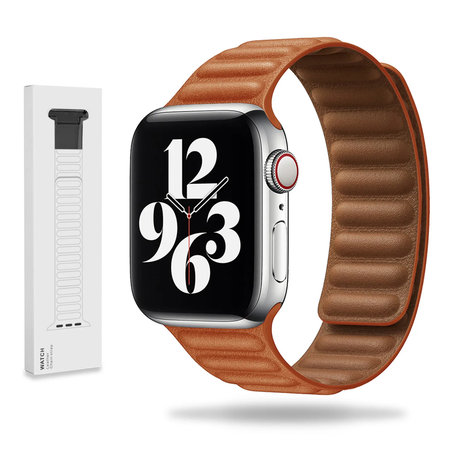 MAGNETYCZNA BRANSOLETA DO APPLE WATCH ( 42 / 44 / 45 / 46 / 49 MM ) BRĄZOWY