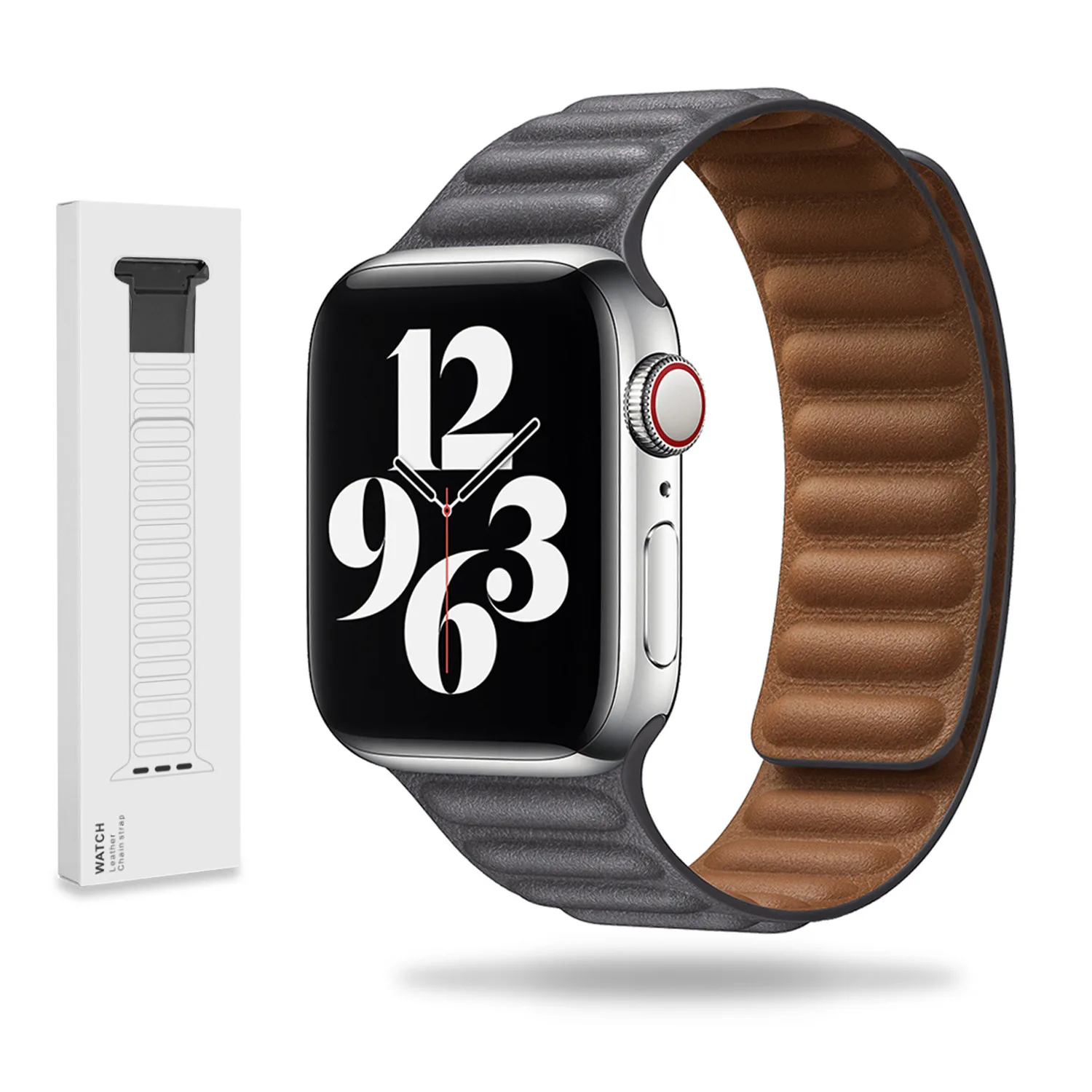 MAGNETYCZNA BRANSOLETA DO APPLE WATCH ( 42 / 44 / 45 / 46 / 49 MM ) SZARA